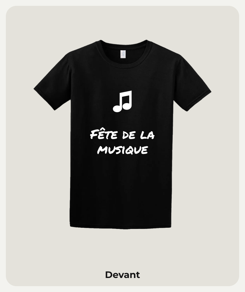 Aperçu du modèle Fête de la musique